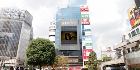 渋谷駅前ビジョンでSPOT放映！